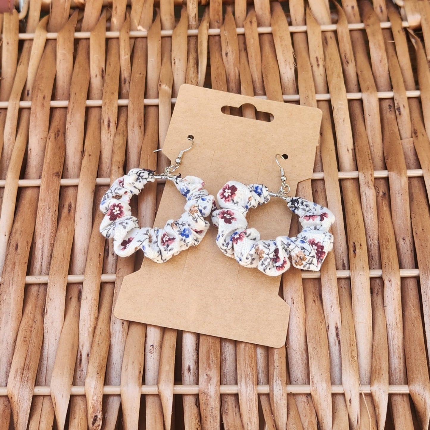 Floral - Scrunchie Earring