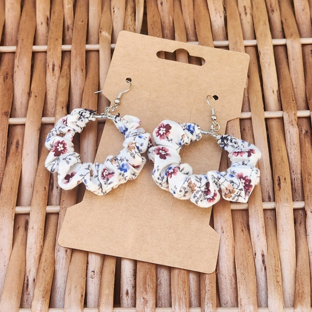 Floral - Scrunchie Earring