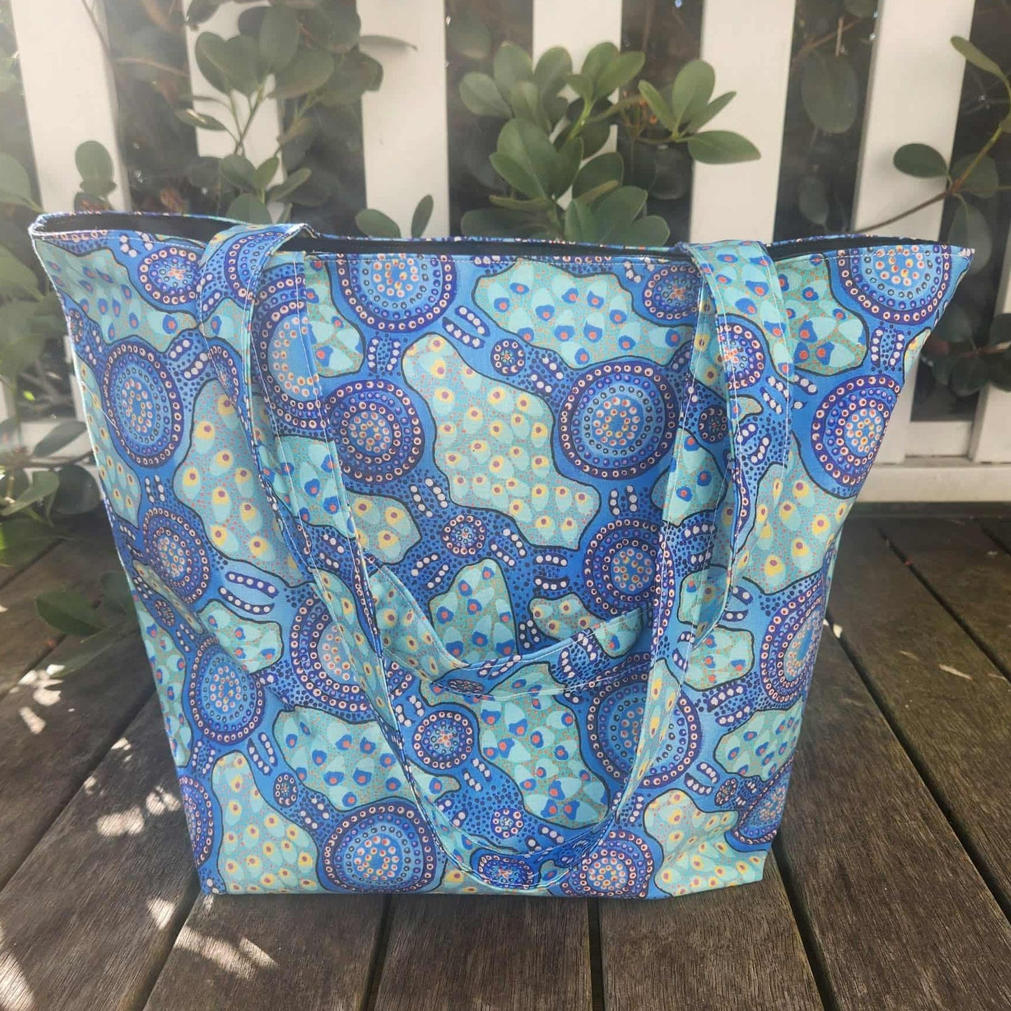 Blue Aboriginal - Tote Bag
