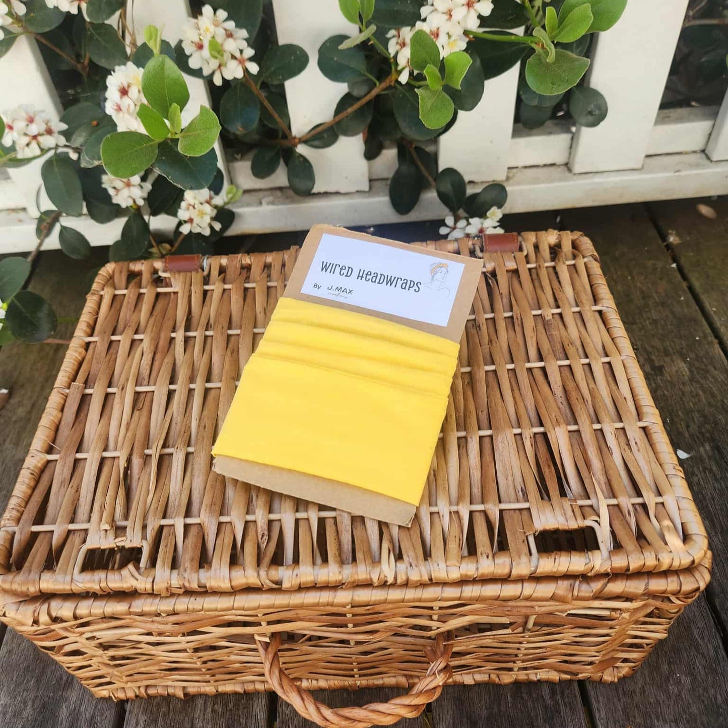Yellow- Wired Head Wrap