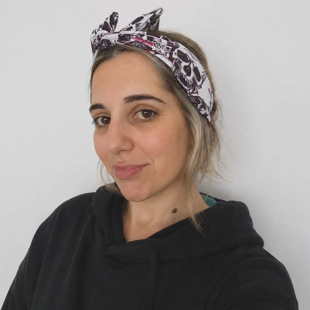 Yellow- Wired Head Wrap