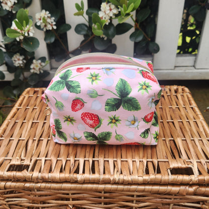 Strawberry Flowers - Carry All Bag - Mini