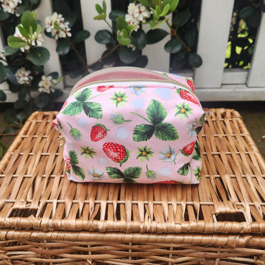 Strawberry Flowers - Carry All Bag - Mini
