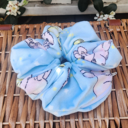 Rabbits - Jumbo, Zip & Stash Scrunchie