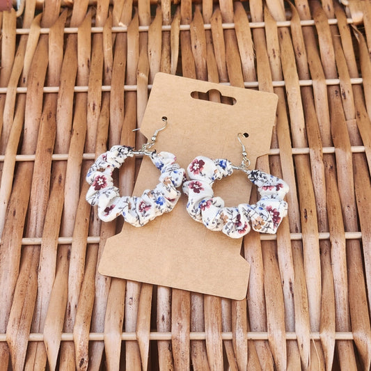 Floral - Scrunchie Earring