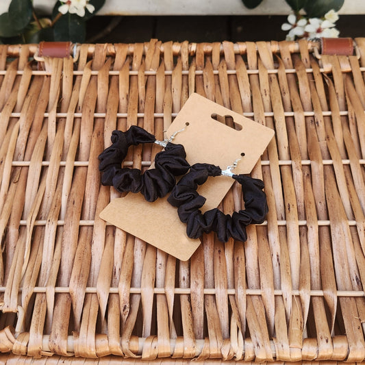 Black - Scrunchie Earring