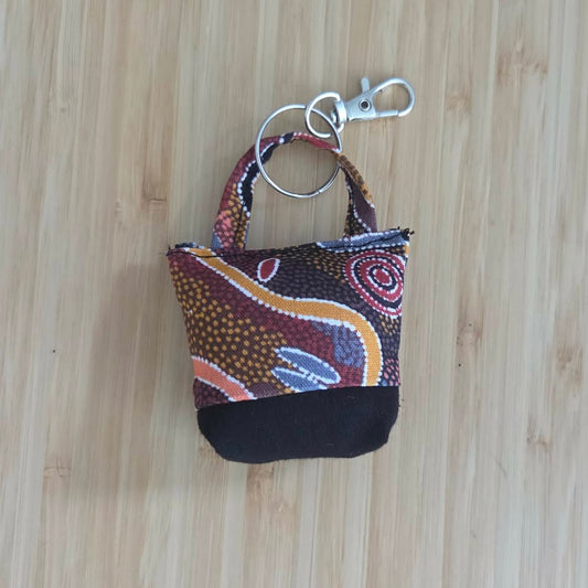 Mini Tote Keychain - Indigenous