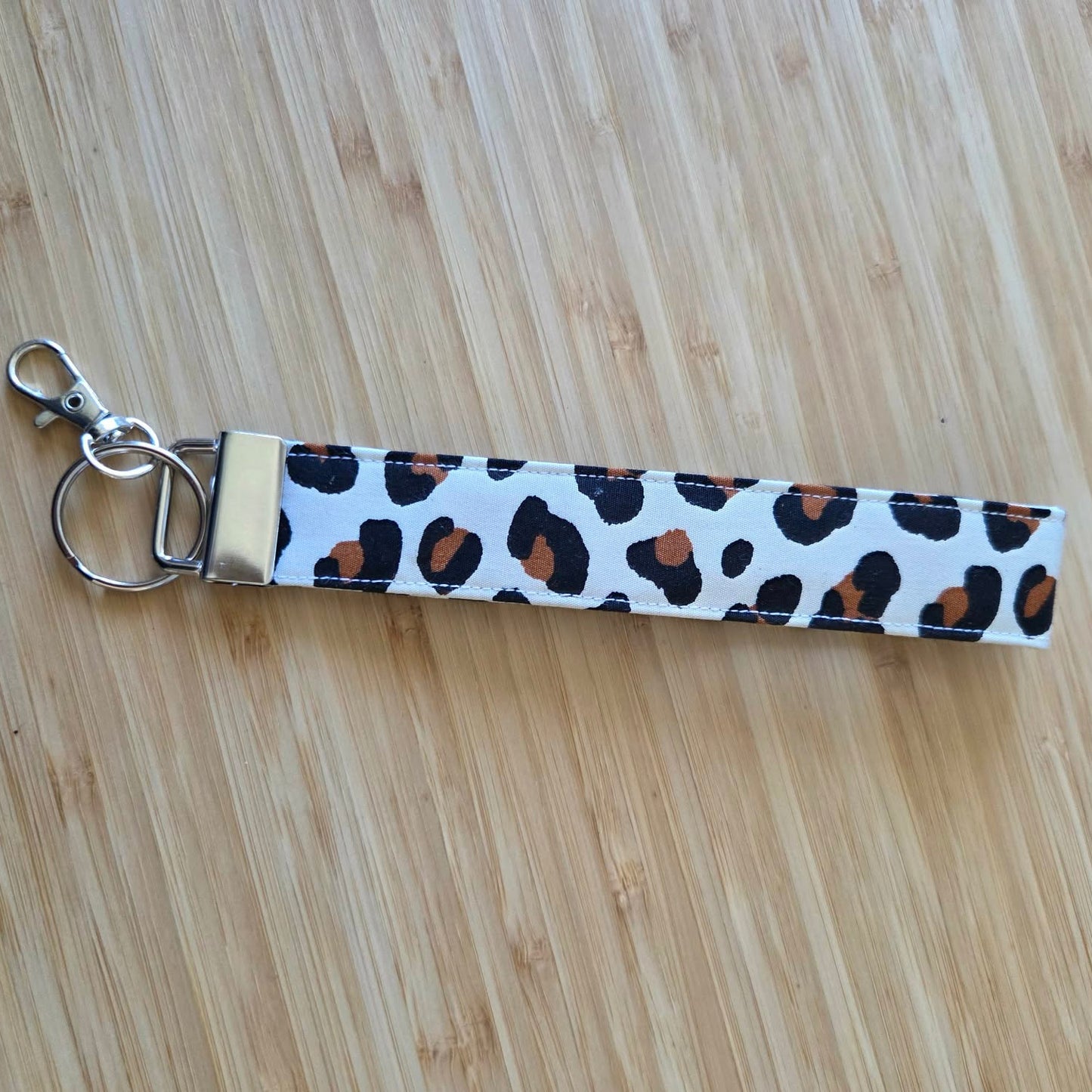 Wristlet Keychain - Leopard Print