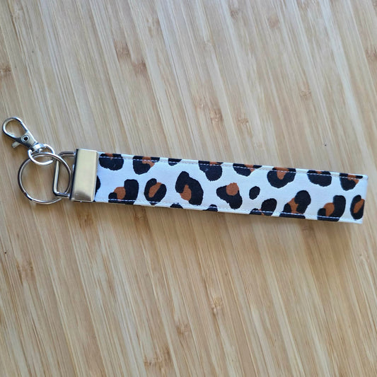 Wristlet Keychain - Leopard Print
