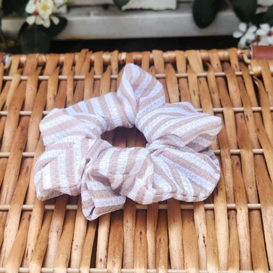Brown and White Stripes