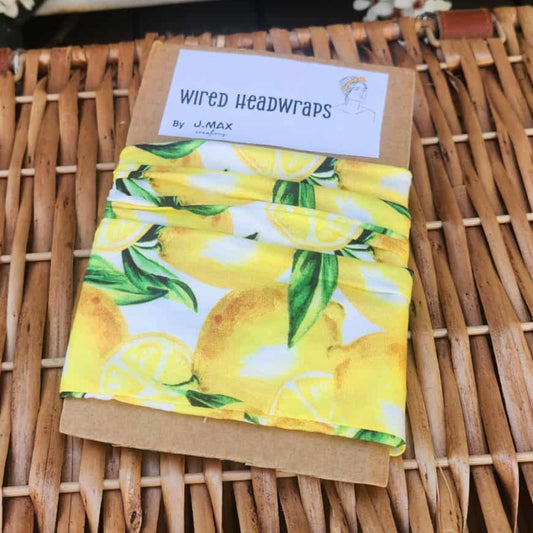 Lemons - Wired Head Wrap