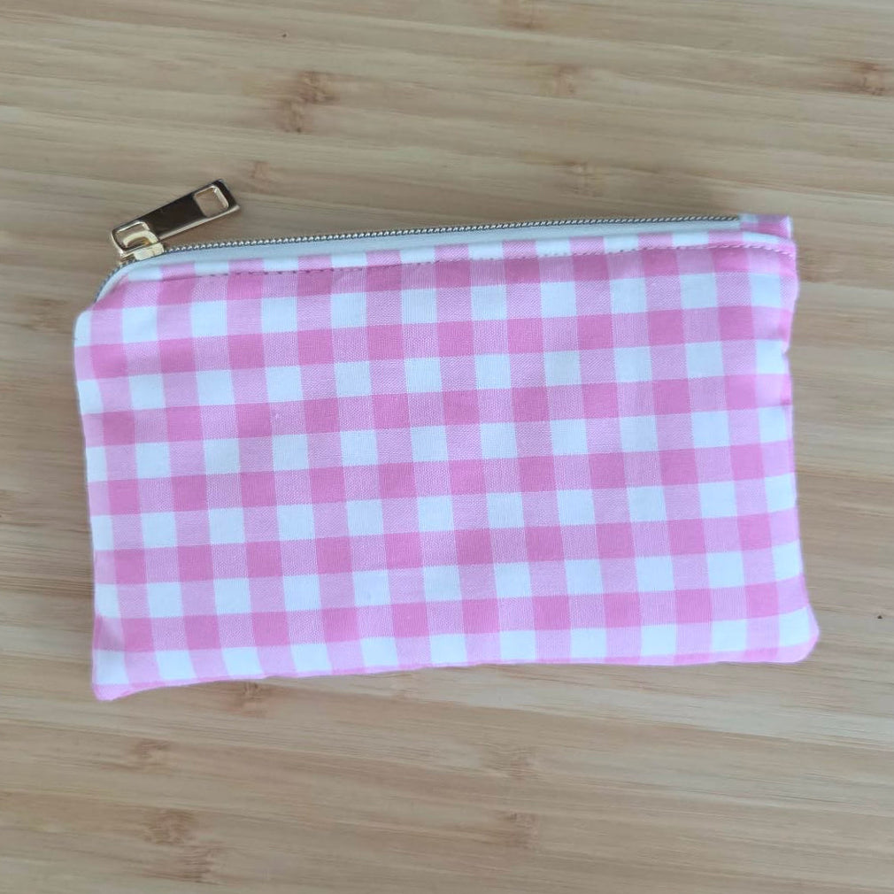 Pink Gingham - Coin Purse