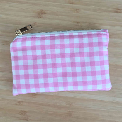 Pink Gingham - Coin Purse