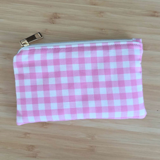 Pink Gingham - Coin Purse
