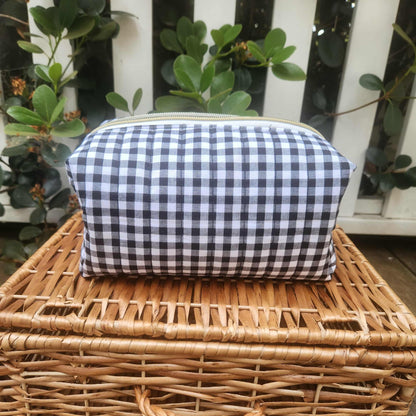 Black and White Gingham - Carry All Bag