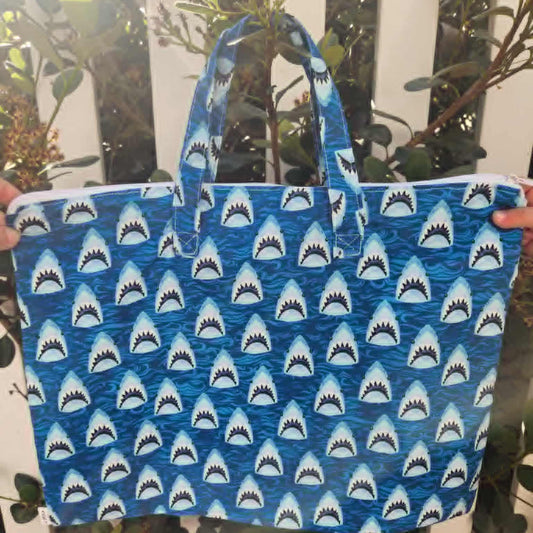 Shark - Library Bag - Zipper