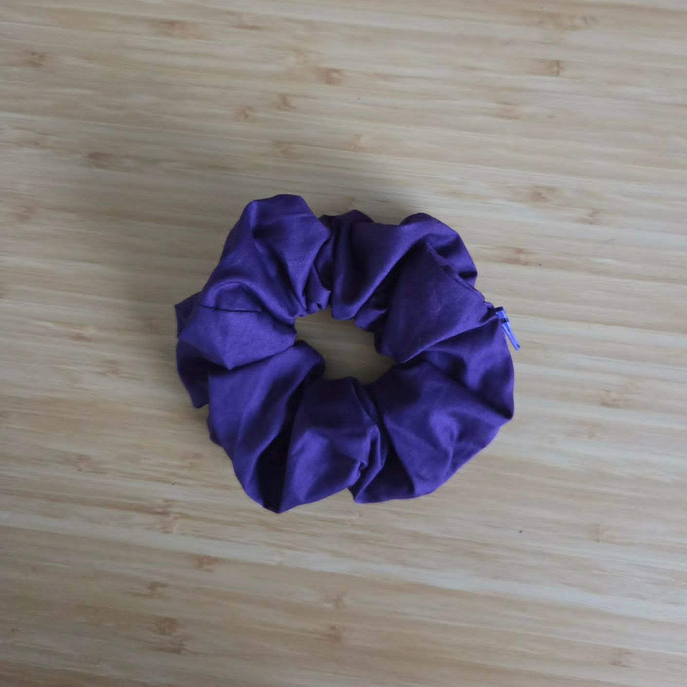 Purple - Zip & Stash Scrunchie