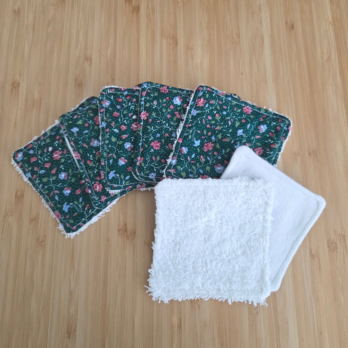 Green Floral - Make-Up Wipes