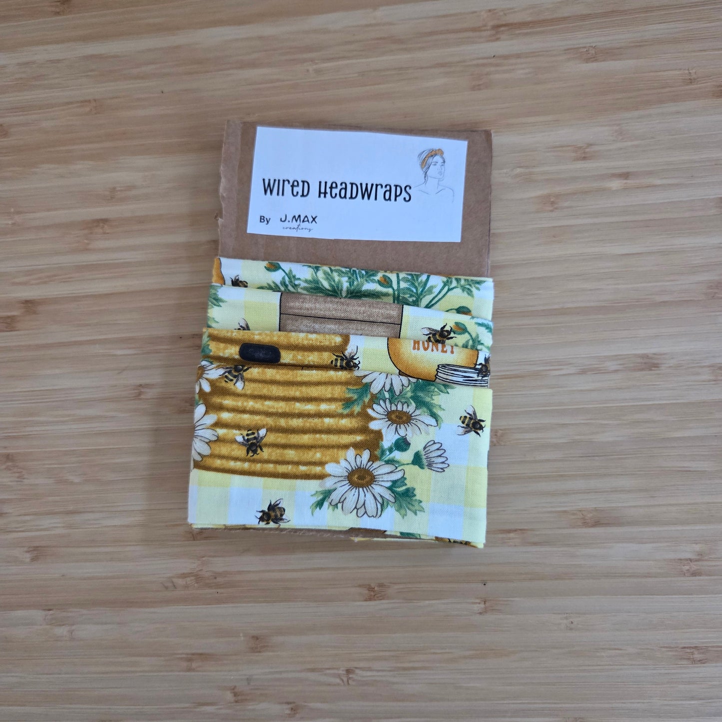 Bees & Hives - Wired Head Wrap