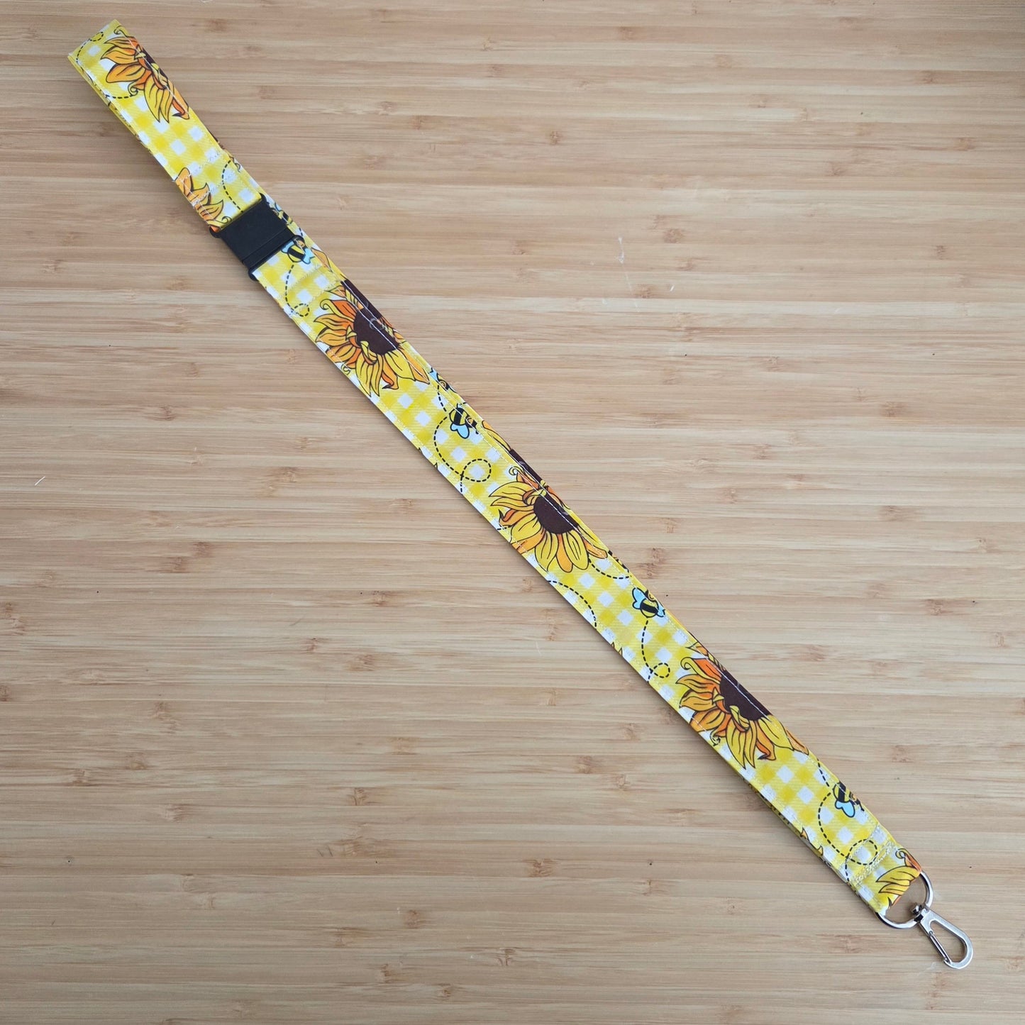Sunflower Bees Lanyard