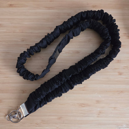 Black - Scrunchie Lanyard