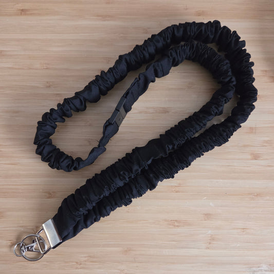 Black - Scrunchie Lanyard