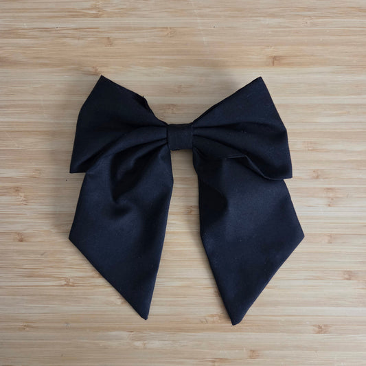 Black - Sailor Bow Cotton