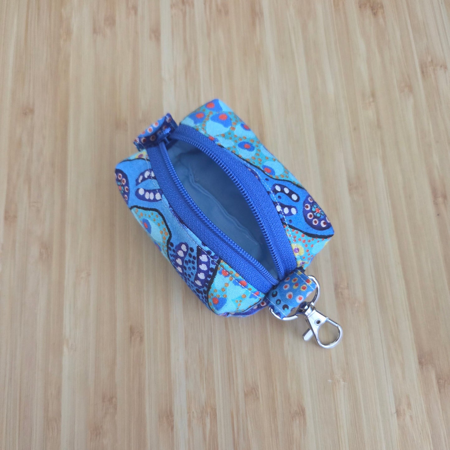 Miniature Boxy Bag Keychain - Blue Dreaming