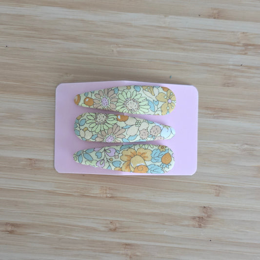 Floral & Fruity Snap Hair Clips (6cm)