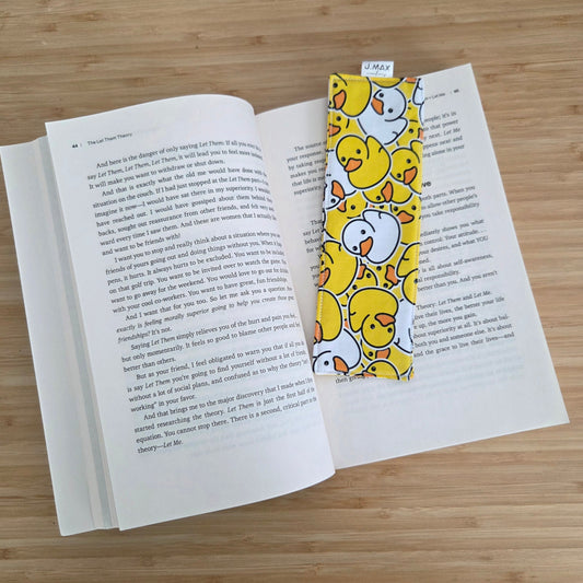 Fabric Book Mark - Ducks