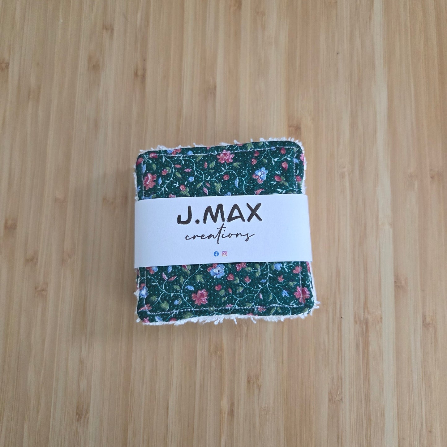 Green Floral - Make-Up Wipes