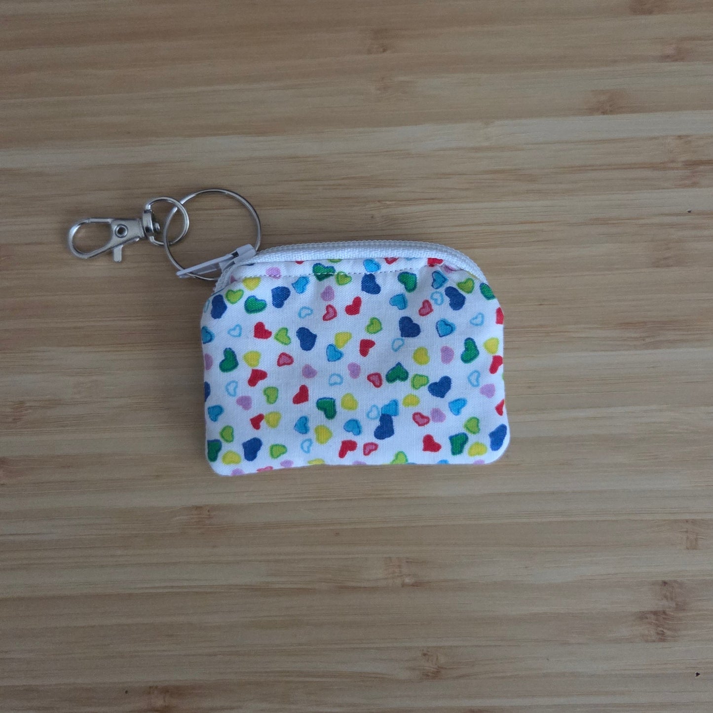 Hearts - Mini Coin Purse Keychain