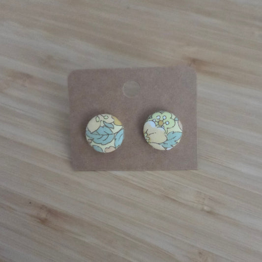 Floral & Fruity - Button Earring