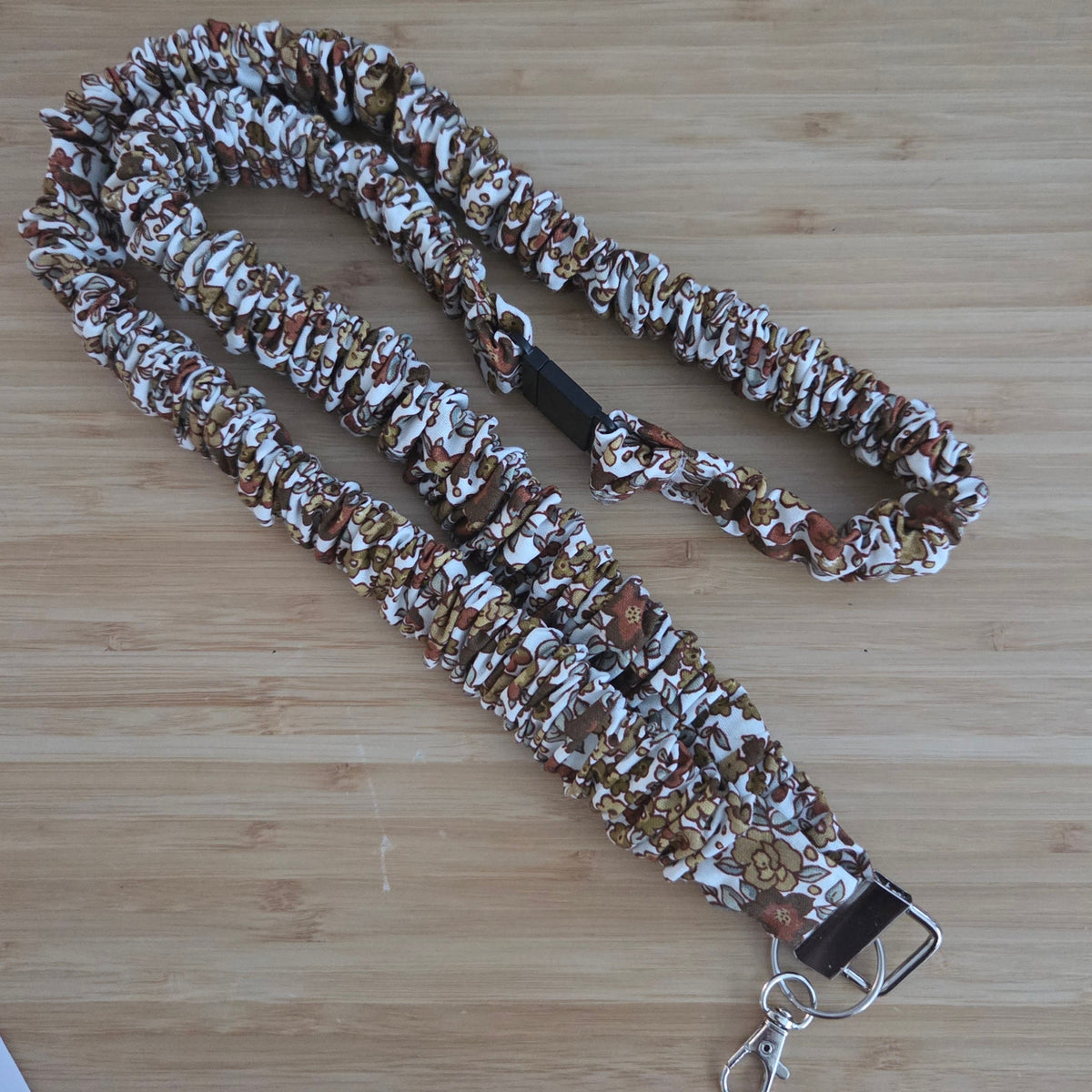 Rustic Floral - Scrunchie Lanyard