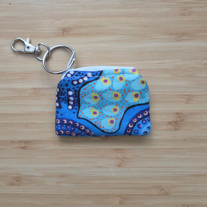 Blue Dreaming - Mini Coin Purse Keychain