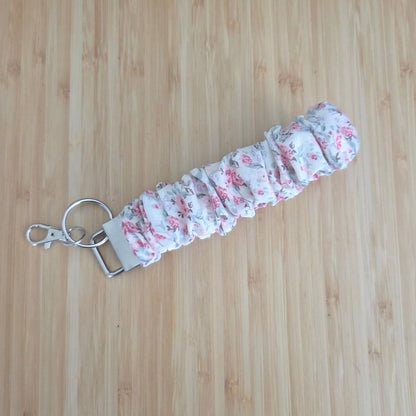 Floral Breeze - Scrunchie Wristlet Keychain