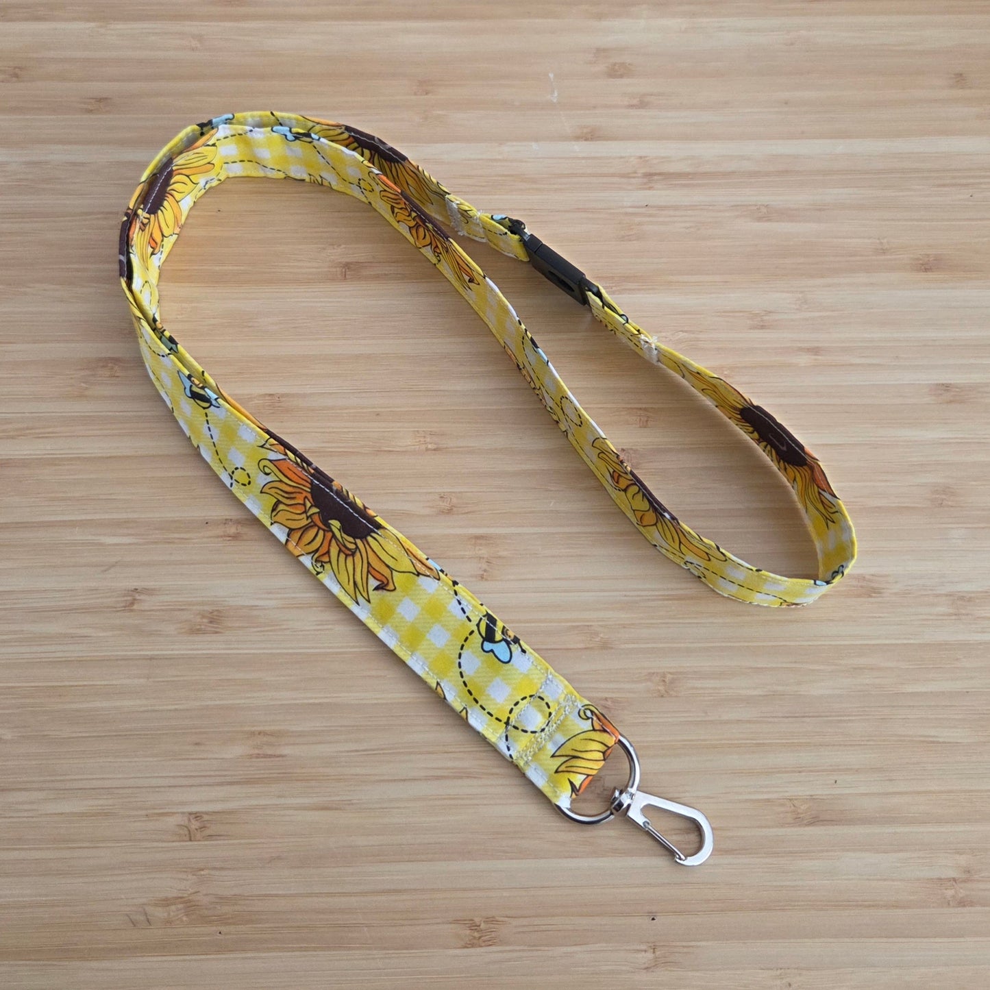 Sunflower Bees Lanyard